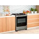 Ver imagem 6 de Fogão Consul 5 Bocas Cor Inox com Mesa de Vidro e Trempe de Ferro Fundido - Cfs5var