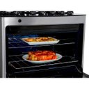 Ver imagem 2 de Fogão Consul 5 Bocas Cor Inox com Mesa de Vidro e Trempe de Ferro Fundido - Cfs5var