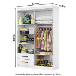 Guarda-roupa Casal Modulado 5 Portas com Cama Hercules 4 Portas 4 Gavetas - 7