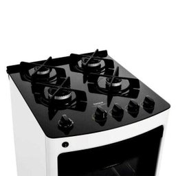 Fogão Consul 4 Bocas Branco com Mesa de Vidro e Trempe de Ferro Fundido - Cfo4Vab - 7