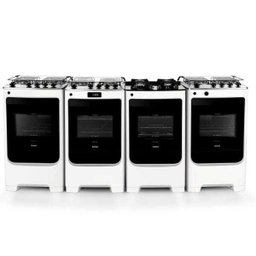 Fogão Consul 4 Bocas Branco com Mesa de Vidro e Trempe de Ferro Fundido - Cfo4Vab - 6