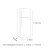 Geladeira Consul Frost Free Duplex 275 litros cor Inox com Prateleiras Altura Flex - CRM35NK - 3