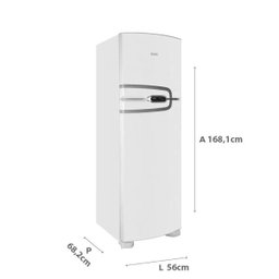 Geladeira Consul Frost Free Duplex 275 litros Branca com Prateleiras Altura Flex - CRM35NB - 7