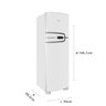 Geladeira Consul Frost Free Duplex 275 litros Branca com Prateleiras Altura Flex - CRM35NB - 7
