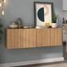 Aparador Buffet Suspenso 4 Portas Multimóveis Mp8002 Rustic - 2