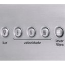 Ver imagem 4 de Coifa de Parede Consul 90 cm Inox 5 e 6 bocas com design em vidro e aviso lavar filtro - CAP90AR