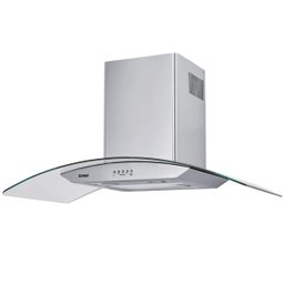 Coifa de Parede Consul 90 cm Inox 5 e 6 bocas com design em vidro e aviso lavar filtro - CAP90AR - 2