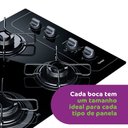 Ver imagem 3 de Cooktop 4 Bocas Consul com Controle Fácil e Acendimento Automático - Cd060ae