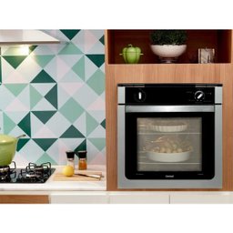 Forno de Embutir A Gás Consul 78 Litros Prata com Grill e Timer Sonoro - Coa84Br - 9
