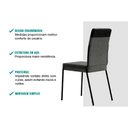 Ver imagem 3 de Kit 4 Cadeiras de Cozinha Duo 1739 4 Uni Rose/linho Areia/courano Caramelo - Carraro