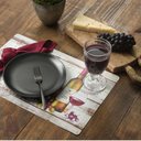 Ver imagem 2 de Kit 4 Pçs Jogo Americano Retangular Flex Wine 28x44 Cm