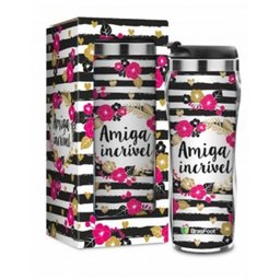 Copo Térmico Inox Amiga Incrível Presente 450ml - 1