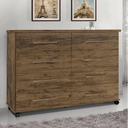 Ver imagem 1 de Comoda Jade 8 Gavetas - Amêndoa