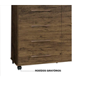 Ver imagem 3 de Comoda Jade 8 Gavetas - Amêndoa