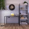 Escrivaninha &amp; Mesa Para Livros Bancada ClickForte Mesa Para Escritório Estilo Industrial Preto - 5