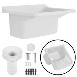 Tanque de Plástico 22L Para Lavanderia Branco | Astra