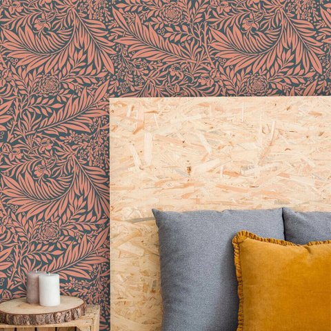 Papel de Parede Ramos e Flores 3 Arte Destaque 3 Metros