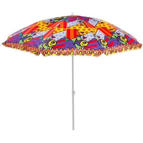 Guarda-Sol 180 Mt Nylon Com Silver Coating - Peixe