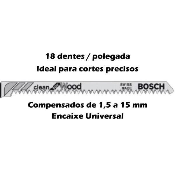 Lâmina para Serra Tico Tico Bosch T101-AO Alta Precisão 05 Unid - 2