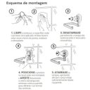 Ver imagem 6 de Suporte Organizador Multiuso Cesto Com Ventosa Cozinha Banheiro - Rosé Gold