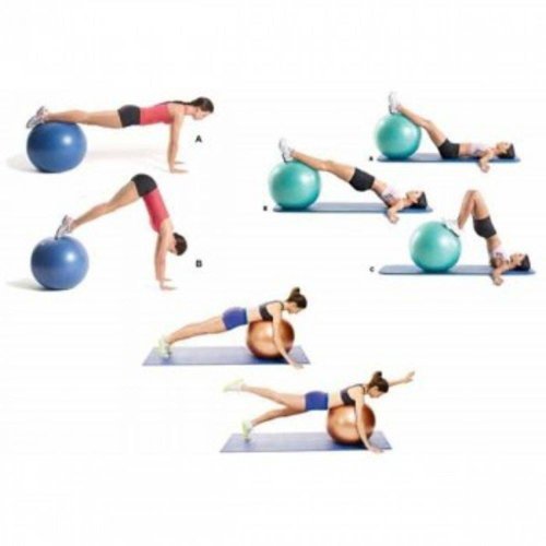 Bola de Pilates Suiça Mormaii Anti-Burst - 55cm