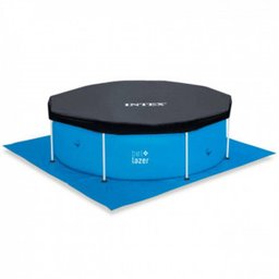 Kit Piscina de Armação 10 000 Litros + Capa e Forro + Bomba Filtrante 110V Bel - 3