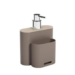 Dispenser Flat 500 Ml Warm Gray Coza e Ligth Gray Coza - 1
