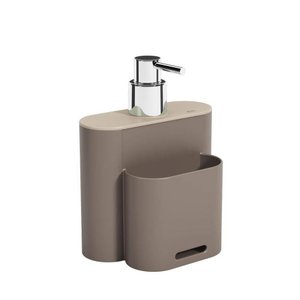 Dispenser Flat 500 Ml Warm Gray Coza e Ligth Gray Coza