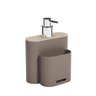 Dispenser Flat 500 Ml Warm Gray Coza e Ligth Gray Coza - 1