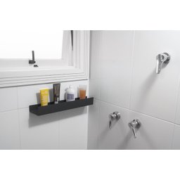 Suporte Porta Shampoo Preto 56cm Alumínio Box Banheiro Banho - 4