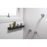 Suporte Porta Shampoo Preto 56cm Alumínio Box Banheiro Banho - 4