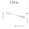Garfo para Assado de Aço Inox Positano 25 Cm - Lyor - 5