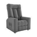 Ver imagem 5 de Poltrona do Papai Reclinável Pallas Matrix Cor:veludo Cinza