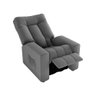 Poltrona do Papai Reclinável Pallas Matrix Cor:veludo Cinza - 3