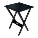 Ver imagem 2 de Conjunto De Mesa Dobrável 60x60 Com 2 Cadeiras Decor Tarimatã Para Area Gourmet - Preto