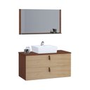 Ver imagem 2 de Conjunto Gabinete de Banheiro Berlim 80 Cm