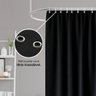 1 Cortina Box Banheiro PVC Grossa Antimofo Ilhós Pt 140x230 - 3