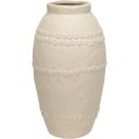 Ver imagem 1 de Vaso Decorativo Enfeite Casa Home&Co Cerâmica 30x16x16cm Creme