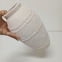 Ver imagem 2 de Vaso Decorativo Enfeite Casa Home&Co Cerâmica 30x16x16cm Creme