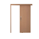 Ver imagem 2 de Porta de Correr Madeira Lisa 210x80 com Fechadura Puxador