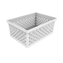 Ver imagem 2 de Cesto Organizador M Caixa Média Lavanderia Closet - Crippa - Branco