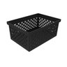 Cesto Organizador M Caixa Média Lavanderia Closet - Crippa - Preto - 2