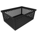 Ver imagem 2 de Cesto Organizador G Caixa Grande Lavanderia Closet - Crippa - Preto