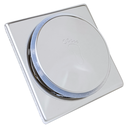 Ver imagem 2 de Ralo Click Banheiro Inteligente Inox Quadrado 10x10 Cromado