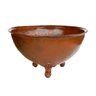 Lenheiro Lareira Braseiro Marrom Externa Ferro Jardim G84cm - 1