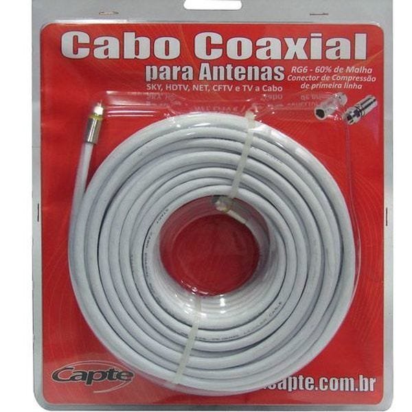 Cabo Coaxial para Antena com 67% de malha de blindagem 20 metros - 4