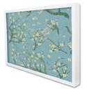 Ver imagem 1 de Quadro Decorativo Amendoeira em Flor Van Gogh em Moldura Caixa Tacolado Moldura Caixa 3cm Branca com
