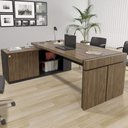 Ver imagem 1 de Mesa Diretor 1 Porta Charuto/preto - Artany Móveis