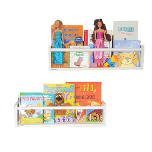 KIT com 04 REVISTEIRO DE PAREDE com FIXAÇÃO INVISÍVEL 60X10X15