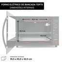 Ver imagem 4 de Forno Elétrico de Bancada Nardelli 70L Grill com 2 Grades e Luz Interna